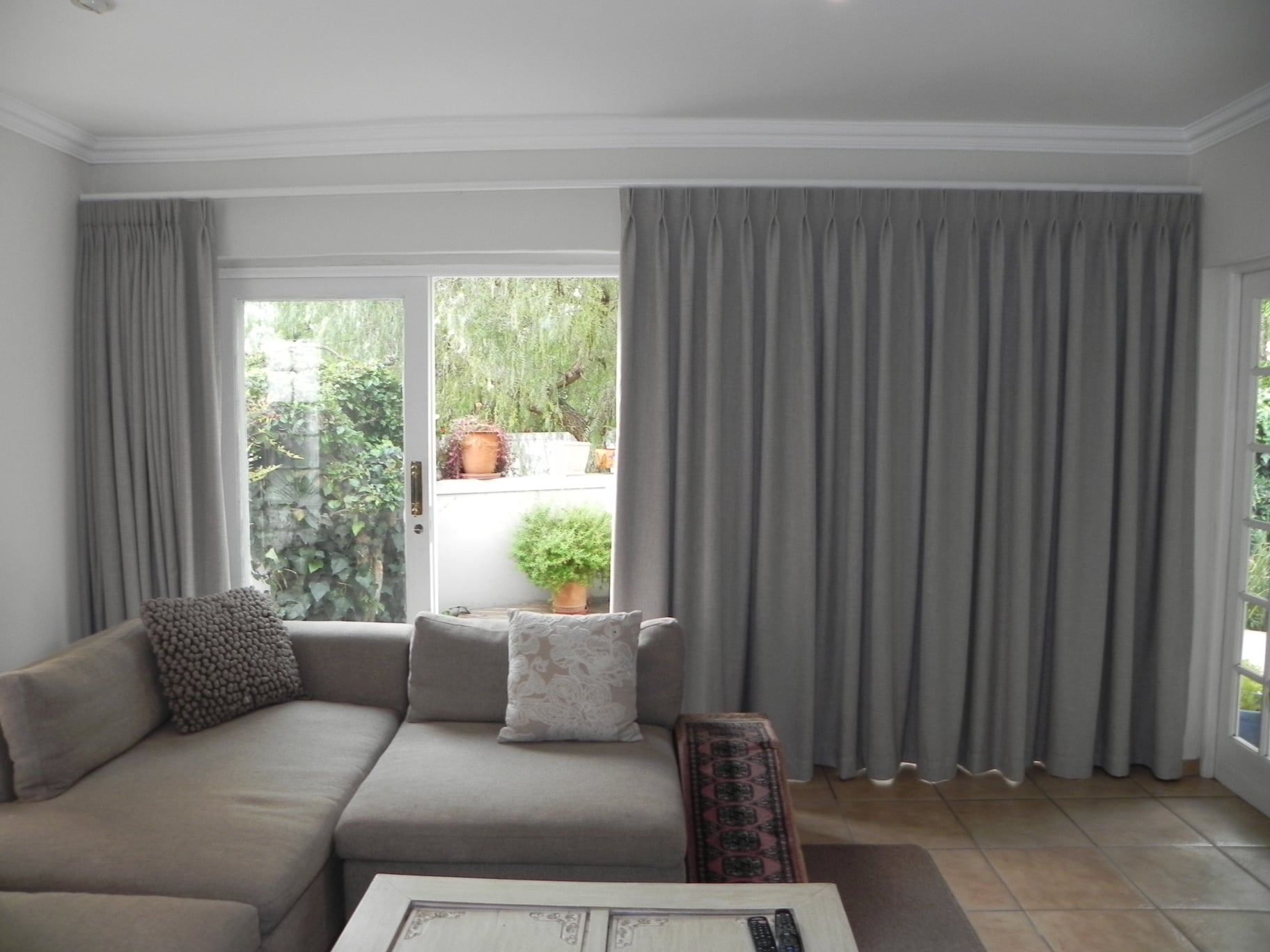 Pinch pleat curtains